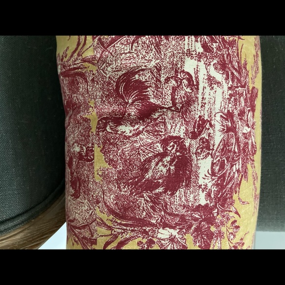 La Petite Ferme vintage Waverly toile hens rooster - Picture 6 of 7